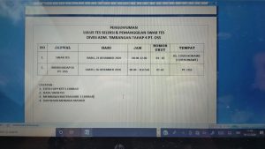 Pengumuman Tahap 4, Admin Timbangan PT OSS Lolos Seleksi