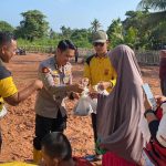 Kebun Ketahanan Pangan Satker Bidkum Polda Sumsel Panen Perdana, Hasilnya Dibagikan ke Masyarakat Sekitar