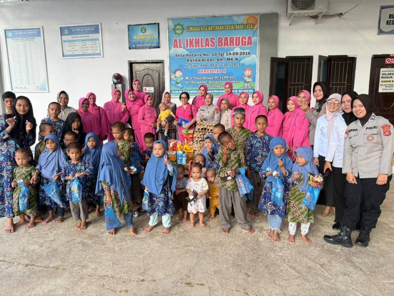 Bhayangkari dan Polri Sultra: Hadirkan Harapan, Hapus Duka di Panti Asuhan Kota Kendari