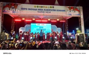 Siswa SDN 1 Wawotobi Curi Perhatian Lewat Musik Bambu di Expo Inovasi Desa
