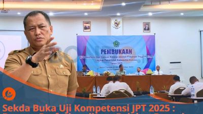 Sekda Buka Uji Kompetensi JPT 2025 : Dorong Profesionalisme Pejabat Daerah
