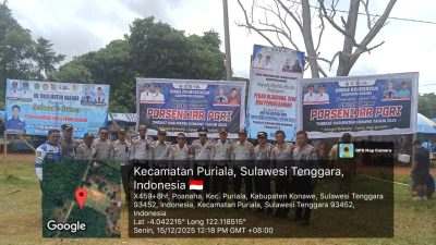 Dishub Konawe Amankan Lalu Lintas Pembukaan Porsenijar PGRI di Puriala